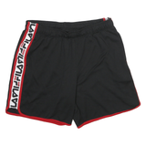 FILA Mens Black & Red Sports Running Casual Shorts L W30