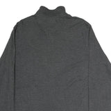 CHAPS Mens Grey 1/4 Zip XL Cotton Pullover Sweatshirt Casual