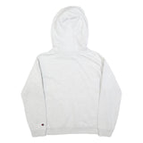 CHAMPION Mens White Hoodie M Crew Neck Cotton Blend Casual Pullover