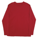 COLOSSEUM Mens Red Washington State Cougars Graphic T-Shirt L Long Sleeve Crew