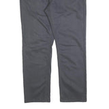 LEVI'S Mens Cotton Blend Black Regular Straight Trousers W36 L30 Classic Zip