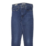LEVI'S Womens Jeans Blue Slim Skinny Denim Medium W25 L26 Stretch Zip