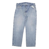 DICKIES Mens Regular Fit Blue Denim Jeans W36 L30 Zip Cotton Blend Classic