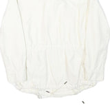 POLO RALPH LAUREN Womens White Jacket S Cotton Blend Plain Zip Casual
