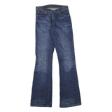 LEVI'S Womens Blue Regular Flared Denim Medium W26 L33 Jeans Classic Style
