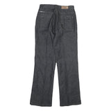 HAI BAO Womens Relaxed Jeans Denim Dark W28 L30 Cotton Blend Zip Pockets