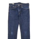 LEVI'S 511 BIG E Mens Slim Blue Denim Raw Cotton Blend Jeans W32 L30 Zip
