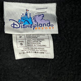Disney Graphic 1/4 Zip - Small Black Polyester