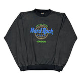 Save The Planet Hard Rock Cafe Graphic Sweatshirt - Large Black Cotton Blend
