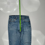 501 Levis Jeans - 31W 36L Blue Cotton