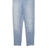 LEVI'S Womens Slim Light Blue Denim Jeans W26 L26 Zip Cotton Blend