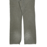 CARHARTT Mens Jeans Green Regular Straight Denim Medium W31 L32 Durable Zip