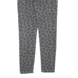 BERNA Womens Cotton Blend Grey Slim Slim Trousers W30 L30 Stylish Casual