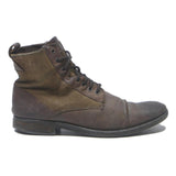 LEVI'S Mens Brown Leather Lace-Up Boots UK 6.5 Stylish Casual Footwear