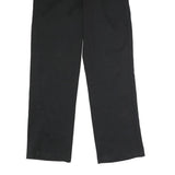 DICKIES Mens Polyester Blend Black Classic Straight Trousers W32 L32 Workwear