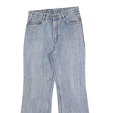 NAILS Womens Jeans Blue Relaxed Flared Denim Light W30 L30 Stylish Casual