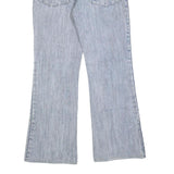 NAILS Womens Jeans Blue Relaxed Flared Denim Light W30 L30 Stylish Casual