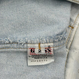 Made In USA Guess Dungarees - Small Light Wash Cotton