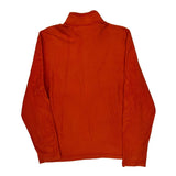 The North Face Long Sleeve T-Shirt - Medium Orange Polyester