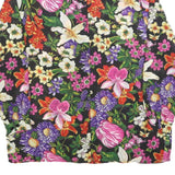 NYGARD Womens Black Floral Printed Shirt Long Sleeve Collared L Stylish