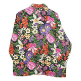 NYGARD Womens Black Floral Printed Shirt Long Sleeve Collared L Stylish