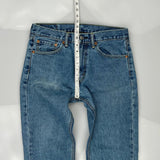 505 Levis Jeans - 32W 30L Blue Cotton