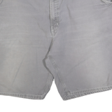 CARHARTT Mens Shorts Grey Casual Cargo Plain 2XL W42 Workwear Cotton Blend