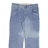 TNG Mens Blue Regular Fit Straight Denim Jeans W38 L30 Classic Cotton Blend Zip