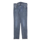 LEVI'S 511 BIG E Mens Slim Jeans Blue Denim W33 L32 Classic Cotton Blend Zip