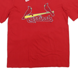 NIKE Womens Red Cardinals Baseball T-Shirt XL Short Sleeve Crew Neck Arena
