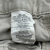 Carhartt Double Knee Carpenter Pants - 34W 30L Gray Cotton