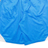 NIKE Mens Shorts Blue & White Sports Casual S W26 Lightweight Mesh