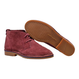 HUSH PUPPIES Desert Boots Purple Leather Womens UK 9