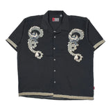 Pineapple Connection Hawaiian Shirt - 2XL Black Polyester