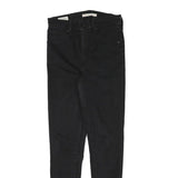 LEVI'S Womens Black Slim Skinny Denim W25 L27 Cotton Blend Zip Jeans
