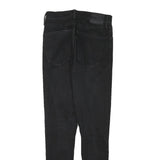 LEVI'S Womens Black Slim Skinny Denim W25 L27 Cotton Blend Zip Jeans