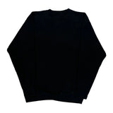 Made In USA Guess Spellout Sweatshirt - Large Black Cotton