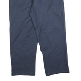 DICKIES Mens Navy Blue Regular Fit Straight Trousers W38 L30 Cotton Blend Zip