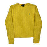 Ralph Lauren Sweater - Medium Yellow Cotton