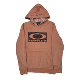 Oakley Hoodie - Small Brown Cotton Blend