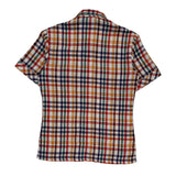 Alfie California Checked Short Sleeve Shirt - Medium Multicoloured Cotton Blend