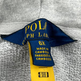 Age 6.5 Polo By Ralph Lauren Hoodie - Small Grey Cotton
