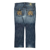 Rock & Republic Boot Cut Jeans - 36W 32L Dark Wash Denim
