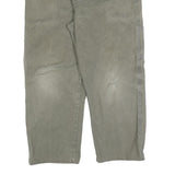 DICKIES Mens Regular Fit Beige Cotton Blend Workwear Trousers W36 L28 Utility