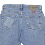 WRANGLER Mens Denim Blue Casual Shorts M W30 Classic Fit Cotton Blend