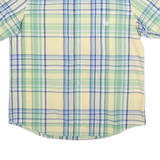 CHAPS Mens Yellow & Green Checked Button-Down Shirt XL Summer Casual Cotton