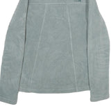 THE NORTH FACE Womens Grey Fleece Jacket S Polyester Zip Outdoor Casual Soft