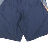 NIKE Mens Shorts Navy Blue & Orange Casual Sports L W34 Durable Comfort
