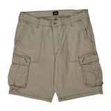 Lee Cargo Shorts - 34W 10L Beige Cotton