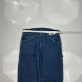 Dickies Carpenter Jeans - 32W 30L Blue Cotton